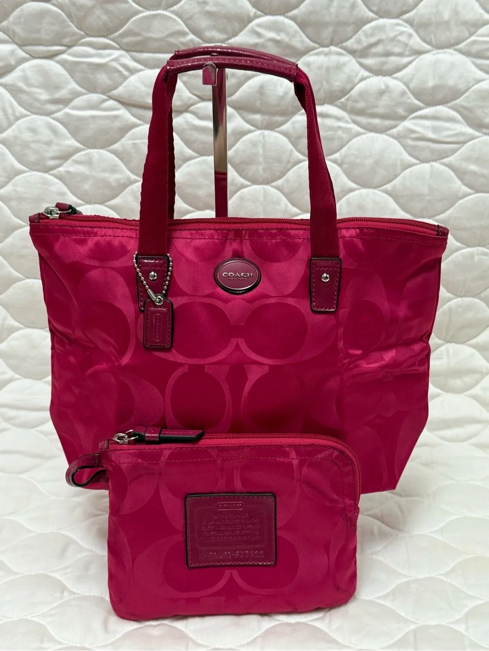 Coach nylon tote